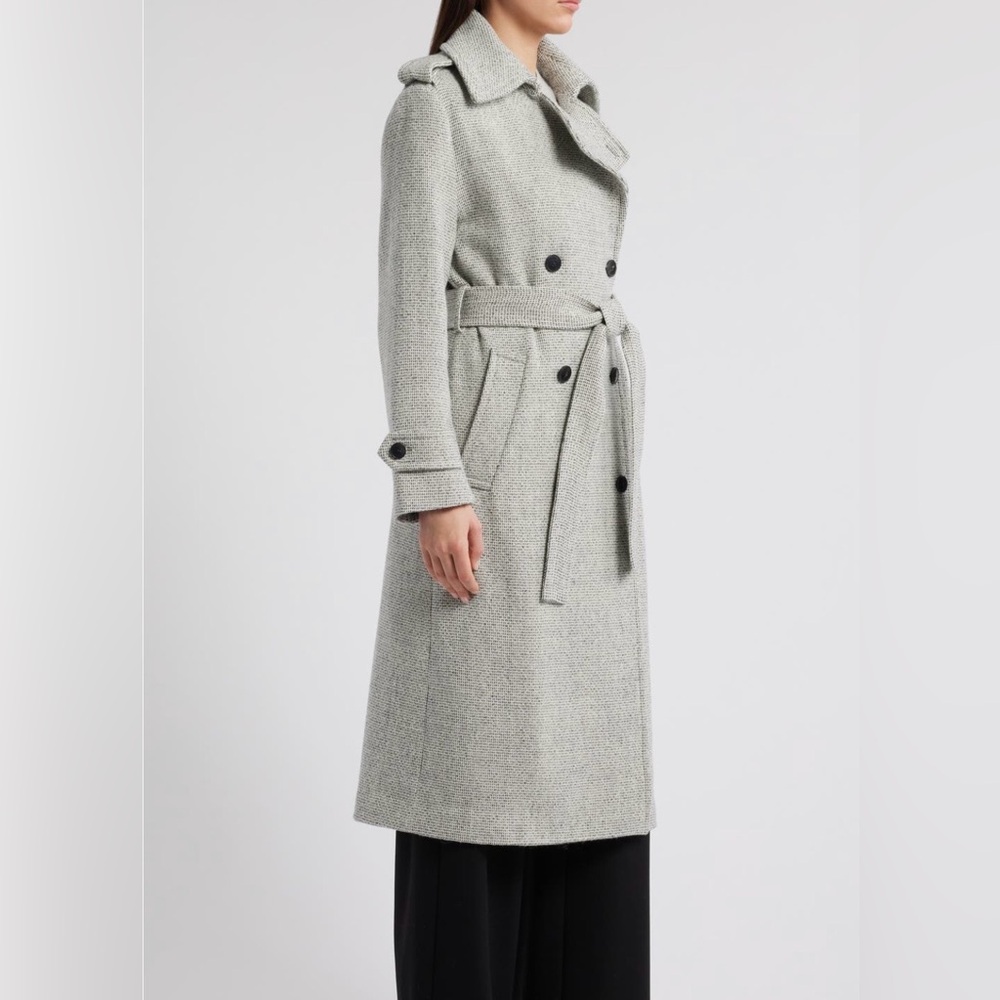 Reiss Alba Wool Blend Double Breasted - Size 12 - NWT - Picture 3 of 13